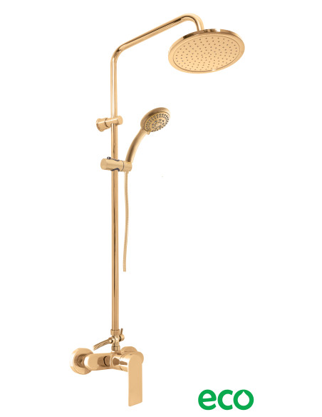 Смеситель для душа NIL ЗОЛОТО КРАЦОВАННЫЙ - Barva ZLATÁ - kartáčovaná ,Rozměr 150 mm,Povrchová úprava PVD