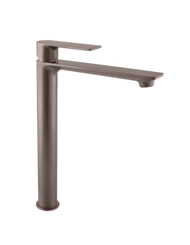 Cмеситель для умывальника, высокий NIL METAL GREY КРАЦОВАННЫЙ - Barva METAL GREY - kartáčovaná ,Rozměr 1/2''