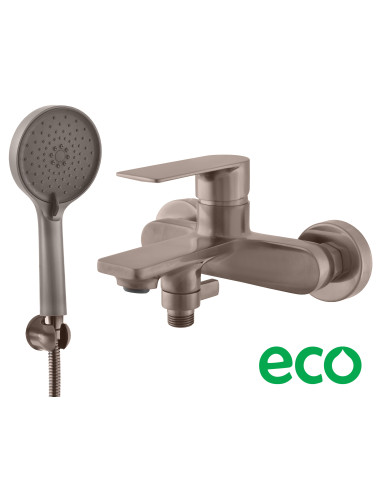 Cмеситель для ванны NIL METAL GREY КРАЦОВАННЫЙ - Barva METAL GREY - kartáčovaná ,Rozměr 150 mm