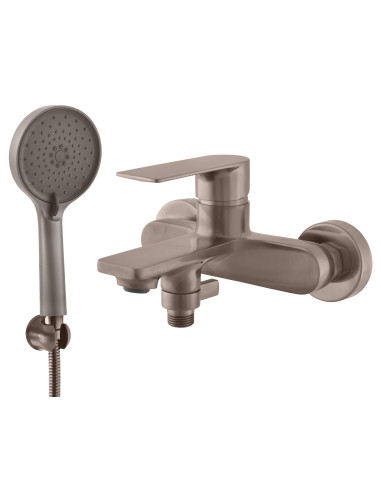 Cмеситель для ванны NIL METAL GREY КРАЦОВАННЫЙ - Barva METAL GREY - kartáčovaná ,Rozměr 150 mm