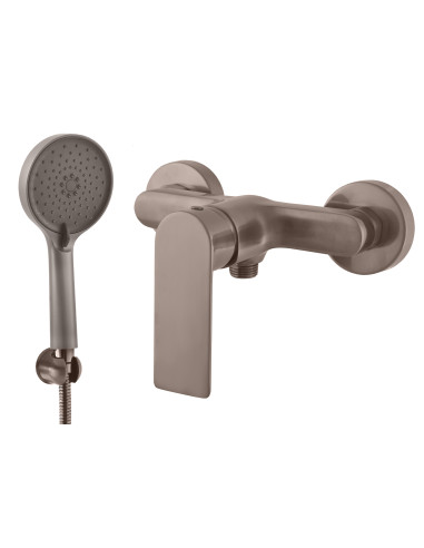Cмеситель для душа NIL METAL GREY КРАЦОВАННЫЙ - Barva METAL GREY - kartáčovaná ,Rozměr 150 mm