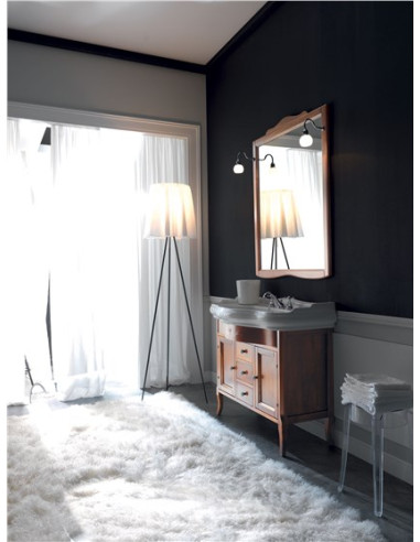 Bathroom furniture set Kerasan RETRO 7347+7345+1050 (walnut color). - 6