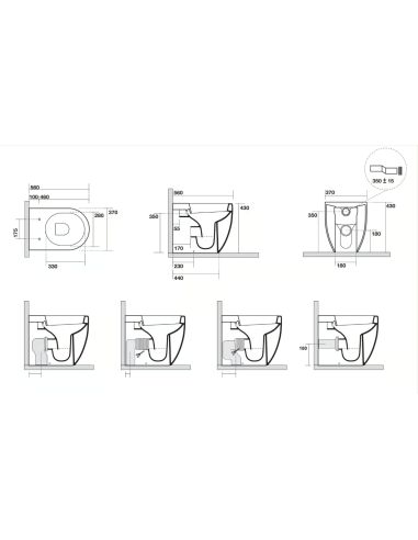Kerasan grīdas pods Flo 311801 - 2