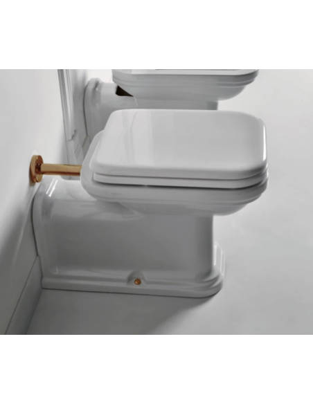 Kerasan Uz grīdas stāvošs tualetes pods augstajai cisternai Prolungato - 4 Kerasan Uz grīdas stāvošs tualetes pods augstajai cisternai Prolungato - 4