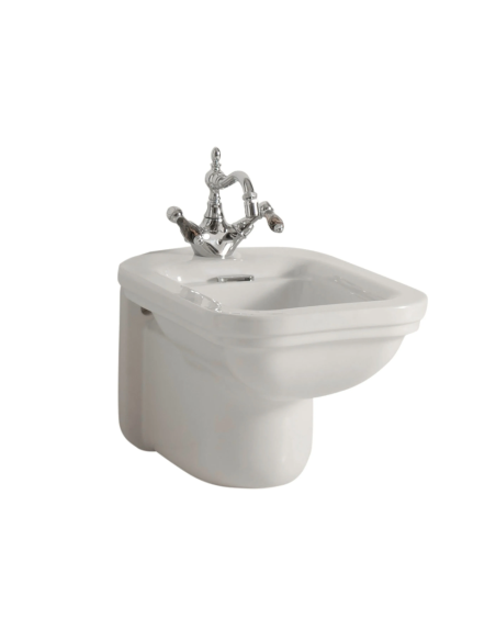 Kerasan wall-mounted bidet with overflow ring Waldorf 4125 - 13 Kerasan wall-mounted bidet with overflow ring Waldorf 4125 - 13
