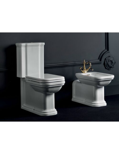 Kerasan wall-mounted bidet Waldorf "Prolungato" 4120K1 with screws included - 5