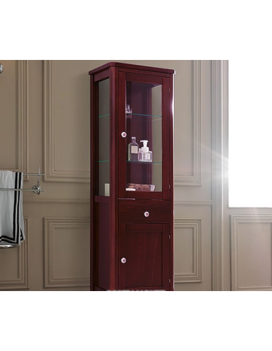 Display cabinet 46 cm walnut Kerasan Retro 7315 - 7