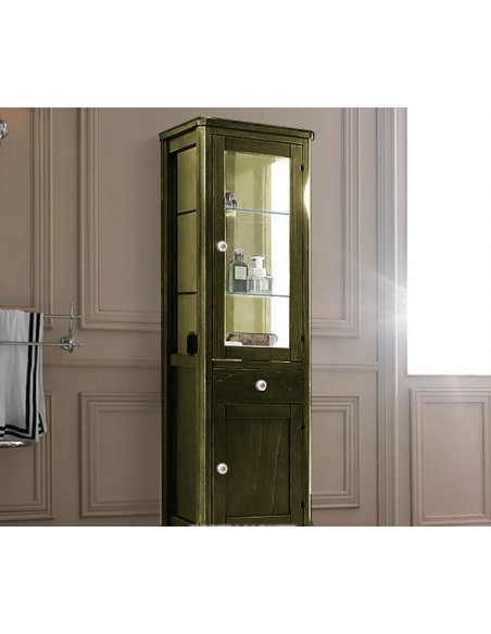 Display cabinet 46 cm walnut Kerasan Retro 7315 - 8