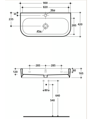 Kerasan izlietne Flo 315001 - 2