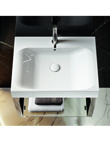 Kerasan Cento Sink overhead/hanging 60x45 cm, 1 hole for mixer - 2