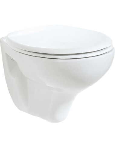 Creavit Perla Tp320 wall-hung toilet with Soft Close lid - 6