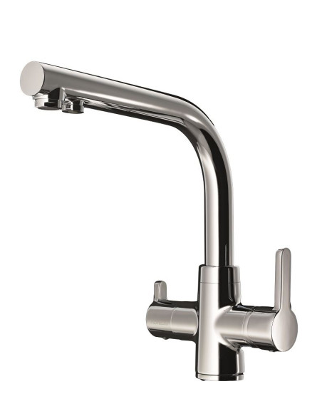ALVEUS AQUA virtuves jaucējkrāns hromēts ALVEUS AQUA virtuves jaucējkrāns hromēts