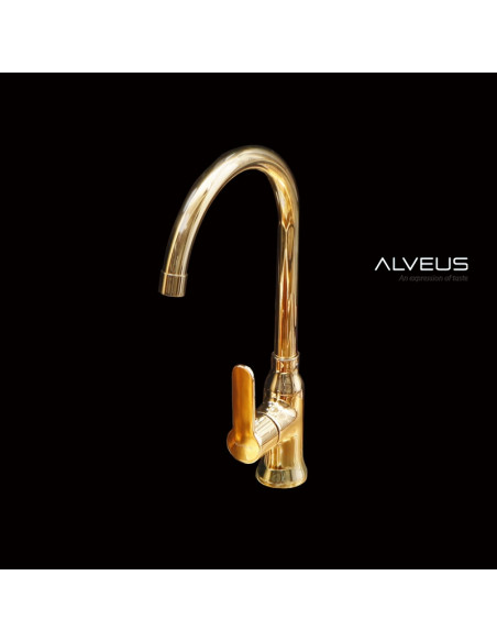 ALVEUS SLIM MONARCH virtuves krāns brūns