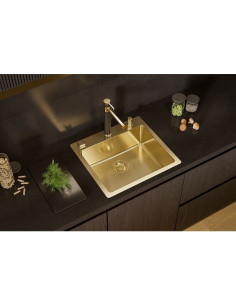 ZINA MONARCH virtuves jaucējkrāns zelts 2