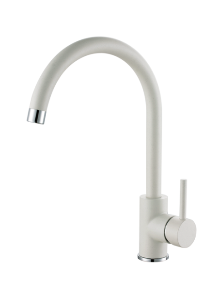 ALVEUS ROXA virtuves jaucējkrāns balts 11