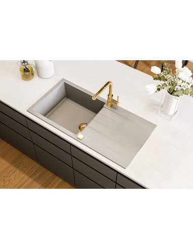 ZEOS MONARCH antracīta virtuves jaucējkrāns