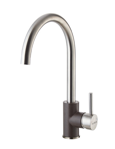 ALVEUS ELZA jaucējkrāns virtuves šokolāde + satīns ALVEUS ELZA jaucējkrāns virtuves šokolāde + satīns