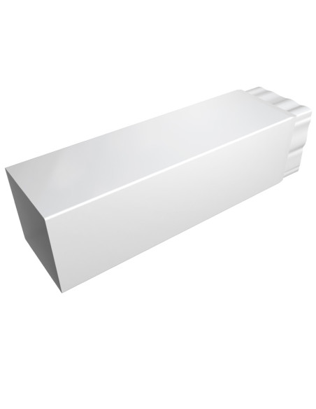 ALVEUS Īsa caurule, balta ALVEUS Īsa caurule, balta