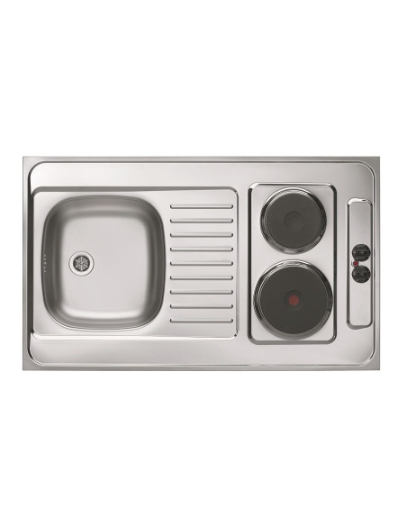 ALVEUS COMBI ELECTRA 100 izlietne ar iebūvētu plīti ALVEUS COMBI ELECTRA 100 izlietne ar iebūvētu plīti