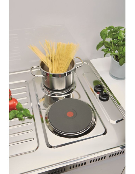 ALVEUS COMBI ELECTRA 100 izlietne ar iebūvētu plīti ALVEUS COMBI ELECTRA 100 izlietne ar iebūvētu plīti