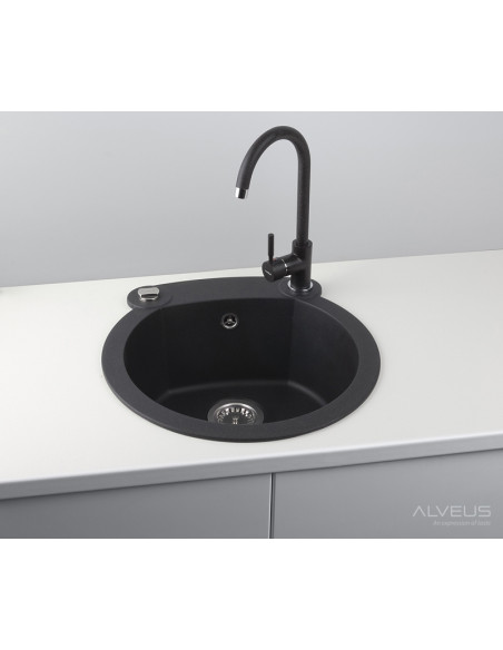 ALVEUS ROLL 10 balta granīta izlietne ALVEUS ROLL 10 balta granīta izlietne