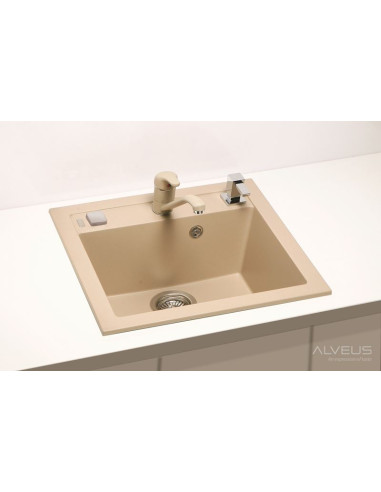 ALVEUS FORMIC 20 bēša granīta izlietne