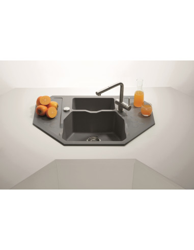 ALVEUS SENSUAL 60 granīta izlietnes tērauds