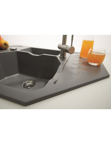 ALVEUS SENSUAL 60 granīta izlietnes tērauds