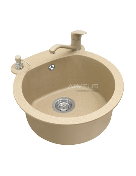 ALVEUS ROLL 10 auzu pārslu granīta izlietne