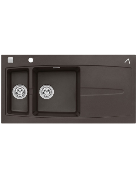 ALVEUS APELLES 70 granīta izlietnes šokolāde ALVEUS APELLES 70 granīta izlietnes šokolāde