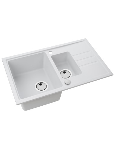 ALVEUS Granīta izlietne INTERMEZZO 70 balta