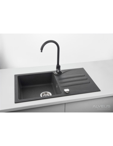 ALVEUS GALAPAGOS balta granīta izlietne