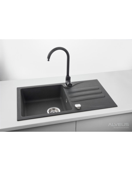 ALVEUS GALAPAGOS balta granīta izlietne ALVEUS GALAPAGOS balta granīta izlietne