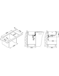 ALVEUS SENSUAL 30 granīta izlietne krēslā 2