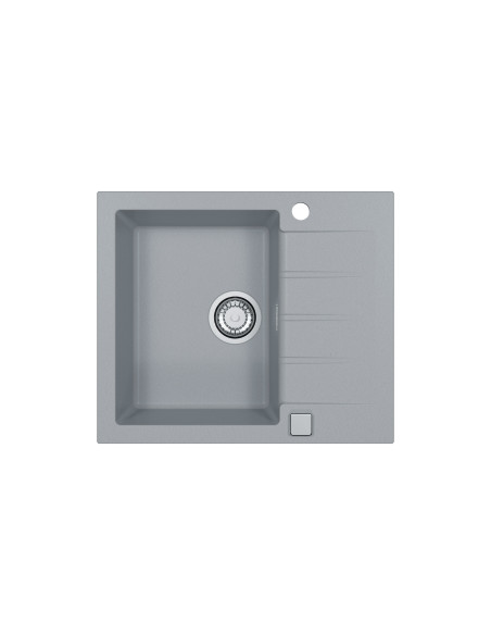 CADIT 10 col. 81 BETONS (590x500) Granitāla izlietne 1 bļoda ar POP-UP sifonu 3 1/2" CADIT 10 col. 81 BETONS (590x500) Granitāla izlietne 1 bļoda ar POP-UP sifonu 3 1/2"