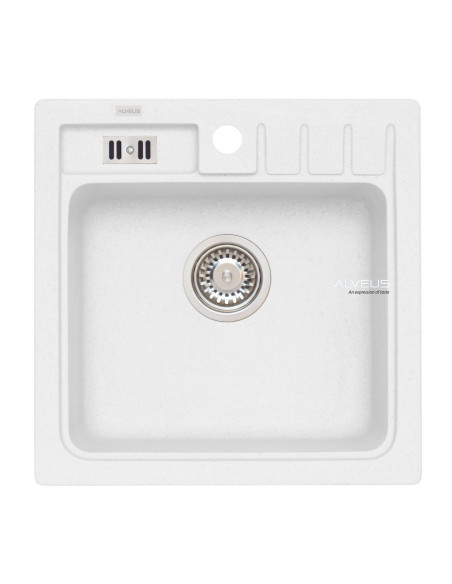 ALVEUS NIAGARA 20 balta granīta izlietne ALVEUS NIAGARA 20 balta granīta izlietne