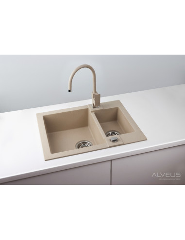 ALVEUS ROCK 80 granīta izlietnes šokolāde