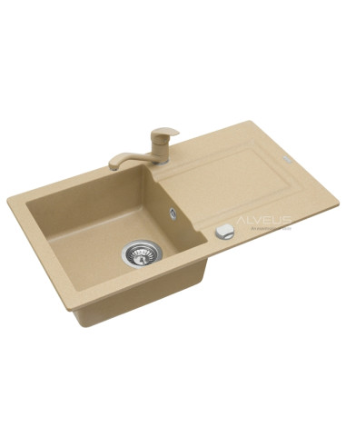 ALVEUS FALCON bēša granīta izlietne