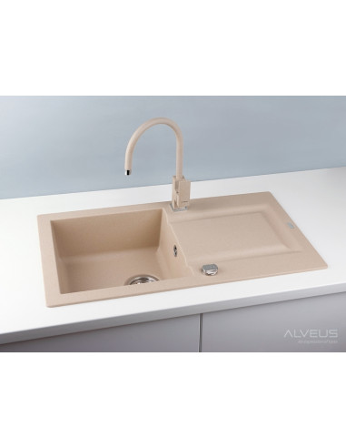 ALVEUS FALCON bēša granīta izlietne