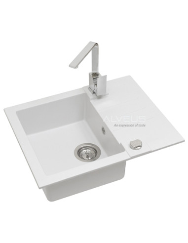 ALVEUS ROCK 30 balta granīta izlietne