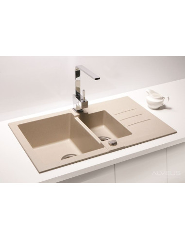 ALVEUS ROCK 70 oļu granīta izlietne