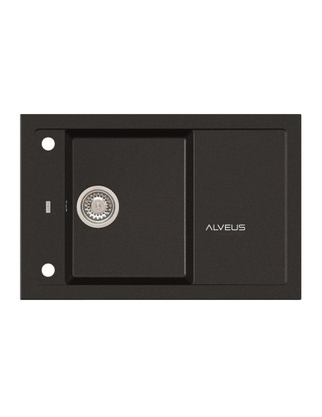 ALVEUS FORMIC 30 melna granīta izlietne ALVEUS FORMIC 30 melna granīta izlietne