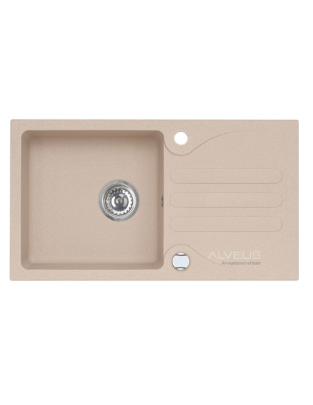 ALVEUS GALAPAGOS bēša granīta izlietne ALVEUS GALAPAGOS bēša granīta izlietne