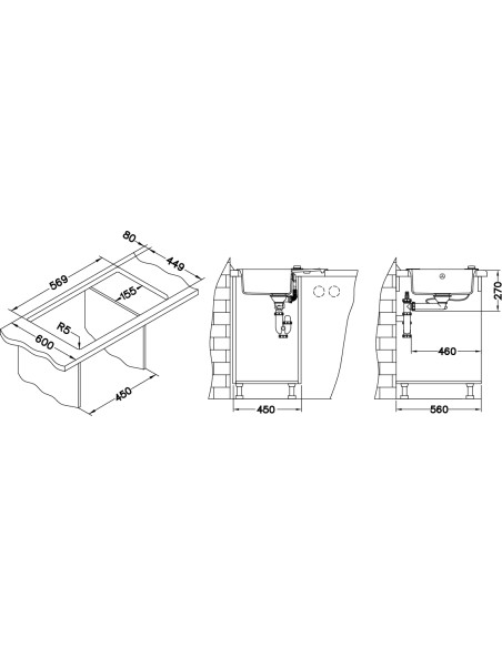 ALVEUS ROCK 30 granīta izlietnes smiltis (terra) ALVEUS ROCK 30 granīta izlietnes smiltis (terra)