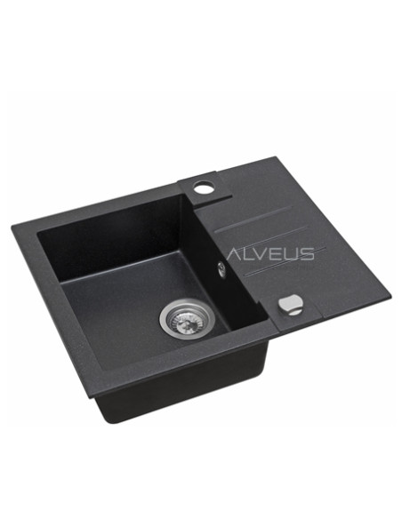 ALVEUS ROCK 30 melna granīta izlietne ALVEUS ROCK 30 melna granīta izlietne