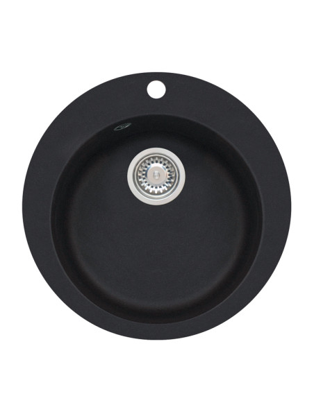 ALVEUS Boogie 10 melnā granīta izlietne ALVEUS Boogie 10 melnā granīta izlietne