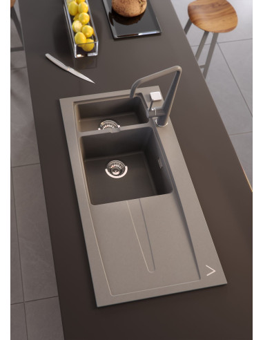 ALVEUS APELLES 70 granīta izlietnes tērauds