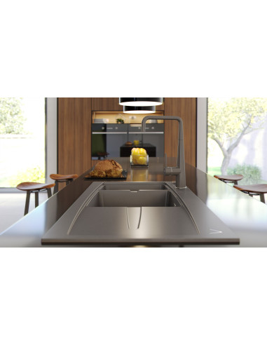 ALVEUS APELLES 70 granīta izlietnes tērauds