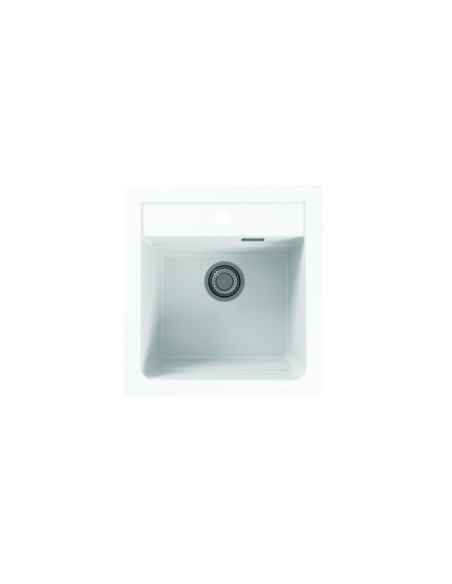 ATROX 20 col. 11 WHITE Granitāla izlietne 1 bļoda ar POP-UP sifonu 3 1/2" ATROX 20 col. 11 WHITE Granitāla izlietne 1 bļoda ar POP-UP sifonu 3 1/2"
