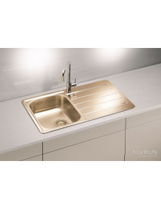 ALVEUS LINE 20 tērauda izlietne MONARCH brūna 2